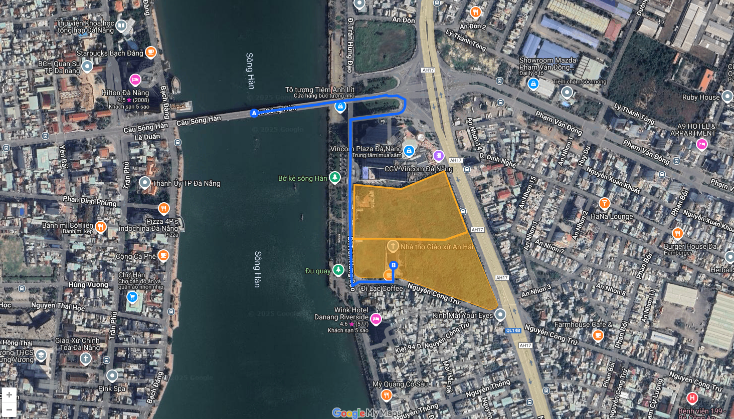 Vị trí Căn hộ Capital Square Đà Nẵng